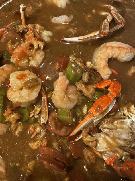 Louisiana | It’s dat time sha | Facebook Louisiana Seafood Gumbo, Bayou Food, Shrimp Stew Louisiana, Etoufee Recipe Louisiana Shrimp, Louisiana Cajun Potato Soup, Louisiana Gumbo Recipe Authentic Chicken And Sausage, Louisiana Culture, Seafood Gumbo, Louisiana Recipes