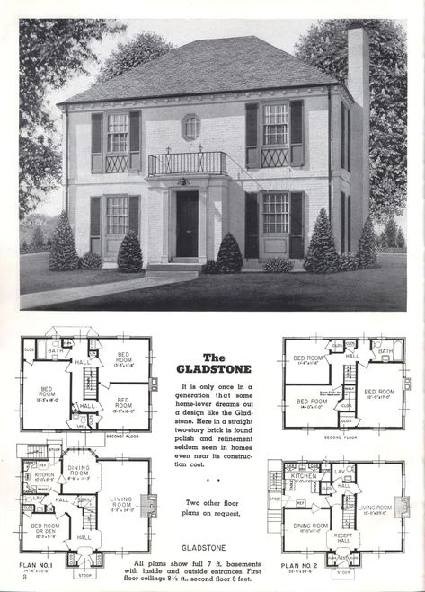 Vintage Floor Plans, 3d Floor Plans, Archery Bows, Vintage House Plans, Edwardian House, Architectural Floor Plans, Sims House Plans, Casas Coloniales, 3d Floor