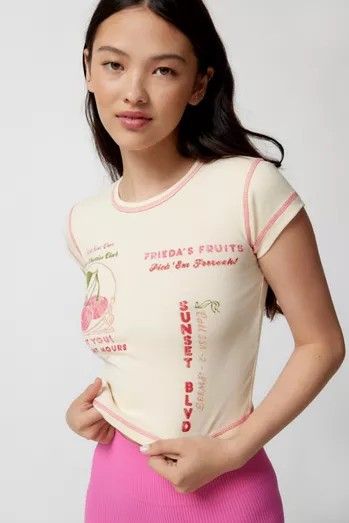 Cherry Shirt, Cherry Baby, Graphic Tees Vintage, Urban Outfitters Women, Top Graphic Tees, Edgy Look, Tees For Women, Urban Outfitters Tops, Graphic Tees Women