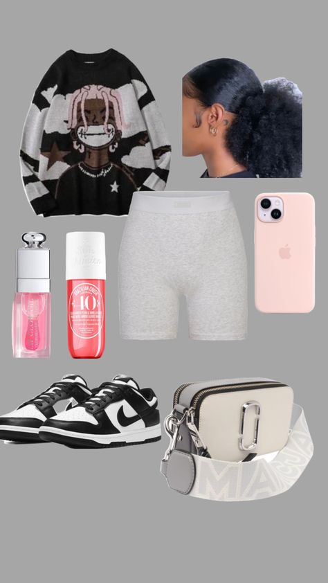 #cuteoutfitootd #low panda Nike dunks #soldejaneiro Panda Nike, Panda Outfit, Panda Dunks, Dunks Outfit, Teen Swag Outfits, Cute Lazy Day Outfits, Swag Outfits For Girls, Chill Outfits, Causual Outfits