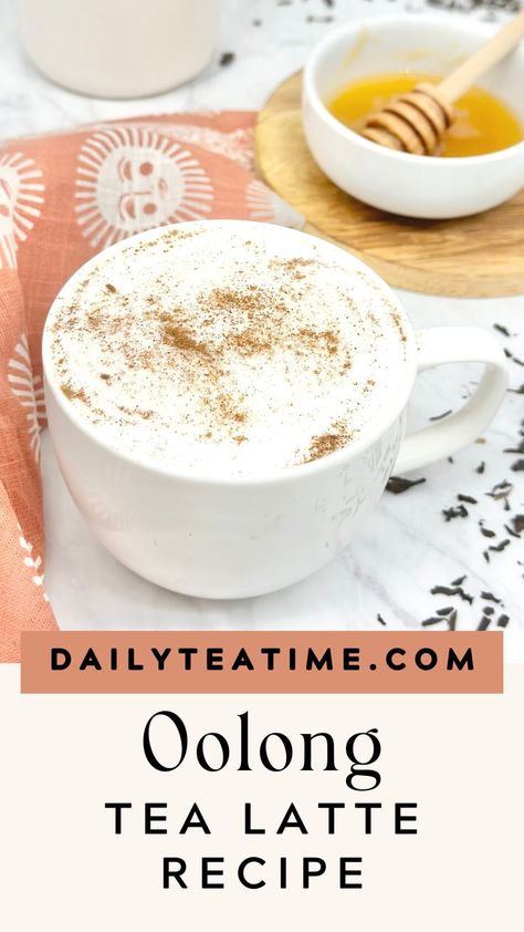 Oolong Tea Recipe, Latte At Home, Tea Latte Recipe, Steamed Milk, Tea Drink Recipes, Afternoon Tea Recipes, Tea Cocktails, Latte Recipe, Tea Latte