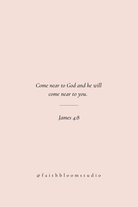 Short Meaningful Scripture, Strong Verses Scriptures, Bible Verse Trusting God, Motivational Good Morning Quotes Inspiration Bible, James Verses Bible, James 4:8 Verse Wallpaper, James 4:8 Verse, Bible Verses For Women Uplifting, Bible Verses For Encouragement For Women