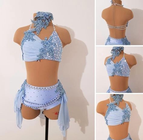 Light Blue Lyrical Dance Costumes, Lyrical Costumes Solo, Jazz Costumes Competition, Lyrical Dance Outfits, Lyrical Dance Costumes Solo, Jazz Dance Costumes Sassy, Dance Convention Outfits, Freestyle Dance Costumes, Competition Dance Costumes