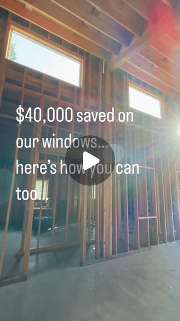 Belmont Rancher • Owner Builder on Instagram: "🌷🪻How to save 40 thousand on your windows?! Like these beauties?

Facebook marketplace! These three beautiful transom windows are 96” x 36” picture windows and would have cost us a couple thousand each without install. Instead we bought a set of 8 windows from a fellow local owner builder who just changed up his plans and didn’t need them. Kind of amazing! 

$3000 for 8 huge windows, black on the outside and white on the inside. Wonderfully insulated high quality windows for our extreme seasons. The original quote for those 8 windows but a smaller version was 23k! 

Tip: purchase the rest of the windows to match your discounted purchase, same window seals, frame thickness, coloring! We bought additional windows to complete the set and saved New Home Windows, Windows Black, Owner Builder, Window Seal, Transom Windows, Original Quotes, Huge Windows, Small Windows, Facebook Marketplace