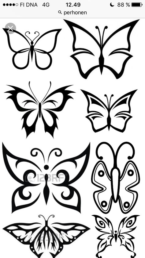 Butterfly Beautiful, Butterfly Art Drawing, Butterfly Outline, Butterfly Cutout, Butterfly Stencil, Tattoo Stencil Outline, Butterfly Illustration, Tattoo Design Book, Butterfly Drawing