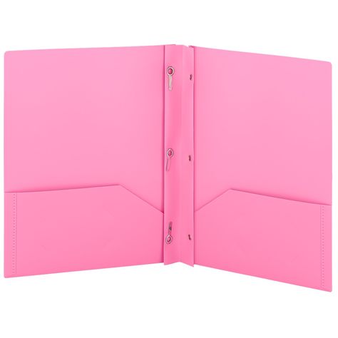 The folder with pockets fits standard-size documents. The school folders are made from heavy-duty, water and tear resistant, and soft to touch plastic materials, which are also easy to clean. They also have sturdy, double reinforced edges. Our flexible pocket portfolio organizer is of premium quality, and it gives all users the best experience possible. Cute School Folders, All Pink School Supplies, Softmore Year, Girly School Supplies, Target School Supplies, Cute Folders, Pink Folder, Folders For School, Pink School Supplies