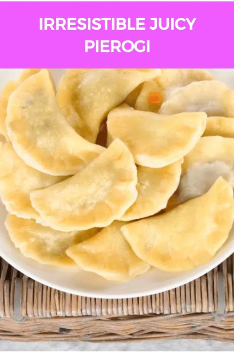 Irresistible Juicy Pierogi Blueberry Pierogi, Pierogi Dough, Polish Pierogi, Perogies Recipe, Minced Beef Recipes, Pierogi Recipe, Chinese Dumplings, Satisfying Meals, Ground Meat Recipes