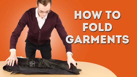 How to Fold Garments (Shirts, Trousers, Jackets) Shoe Deodorizer, Fold Clothes, Packing Folding, Deodorize Shoes, Folding Techniques, Shirt Folding, Minimize Wrinkles, Eliminate Wrinkles, Mens Slacks