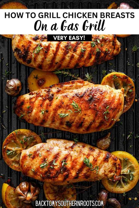 Master the art of how to grill chicken breasts on a gas grill with expert tips. Achieve juicy, flavorful results every time with our step-by-step guide. Chicken Breast Grill Recipes, Oven Grilled Chicken Breast, Chicken Breast On Grill, Grilled Chicken On Stove, Chicken Breast On The Grill, Juicy Grilled Chicken Breast, Grill Chicken Breast, Oven Grilled Chicken, Grilled Boneless Chicken Breast