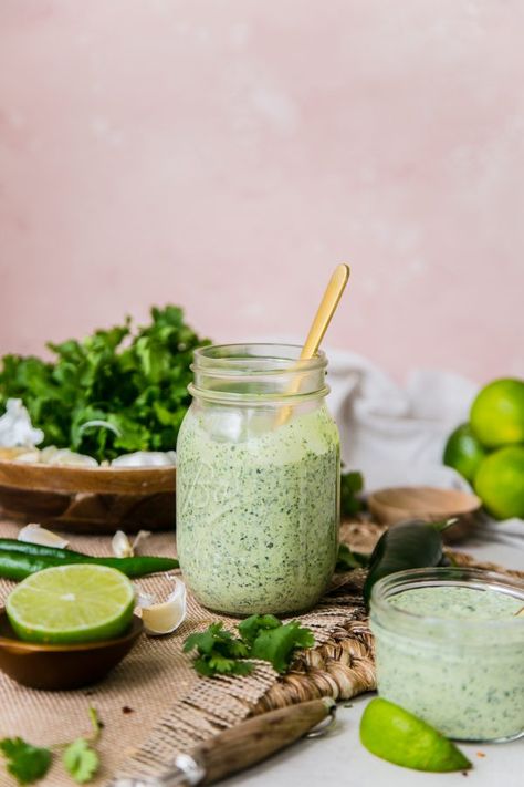 Cilantro Jalapeño Sauce – The Chutney Life Peruvian Green Sauce, Peruvian Dishes, Verde Sauce, Jalapeno Sauce, Peruvian Cuisine, Cilantro Sauce, Cilantro Lime Dressing, Taco Pizza, Spicy Dishes