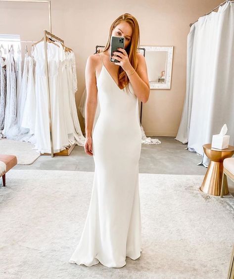 Made with Love Bridal on Instagram: “Wow! How stunning does our stockist @lovelybridesd look in #mwlJordann ✨ available worldwide x #weareaustralian #wewearaustralian” Satin White Wedding Dress, Wedding Dresses Cute, Beach Wedding Dresses Backless, Simple Wedding Dresses, Floor Length Wedding Dress, Lovely Bride, White Wedding Dress, Dresses Cute, Wedding Dresses Satin