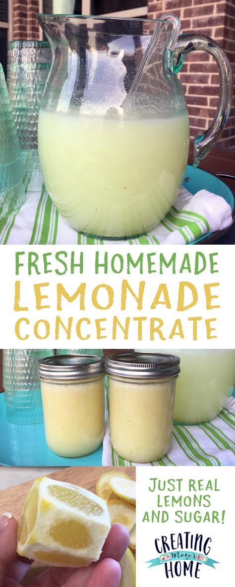 Homemade Lemonade Concentrate Homemade Lemonade Concentrate, Lemonade Concentrate Recipe, Lemonade Beyonce, The Best Lemonade, Pineapple Lemonade Recipe, Good Lemonade Recipe, Easy Lemonade Recipe, Vitamix Smoothies, Homemade Strawberry Lemonade