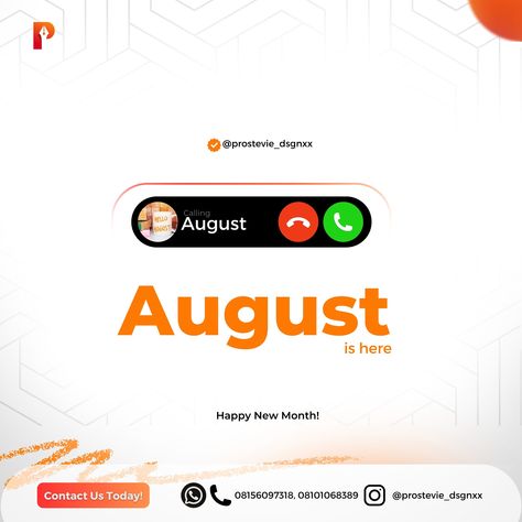 Happy New Month! #augustnewmonth #newmonthdesign New Month Flyer Design, New Month Flyer, Happy New Month, New Month, August 1, Flyer Design, Happy New, Concept Design, On Instagram