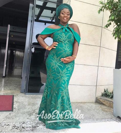 AsoEbiBella.com presents – The Latest Aso Ebi Styles -Vol. 264 - BellaNaija Asoebi Lace Styles For Pregnant Women, Lace Gown Styles Aso Ebi For Pregnant Women, Asoebi Pregnant Styles, Aso Ebi For Pregnant Women, Pregnant Asoebi Lace Styles, Maternity Gown Styles, Elegant Maternity Dress, Styles For Pregnant Women, African Maternity