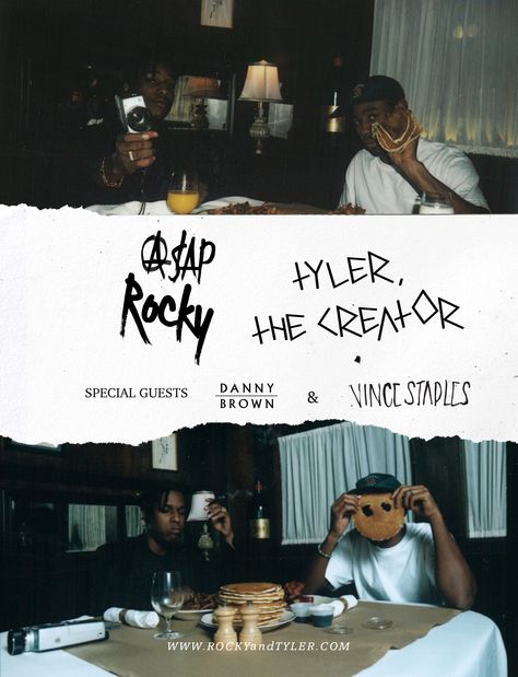 Asap Rocky Poster, Rocky Poster, Danny Brown, Vince Staples, Pretty Flacko, Dorm Posters, A$ap Rocky, Asap Rocky, Tour Posters