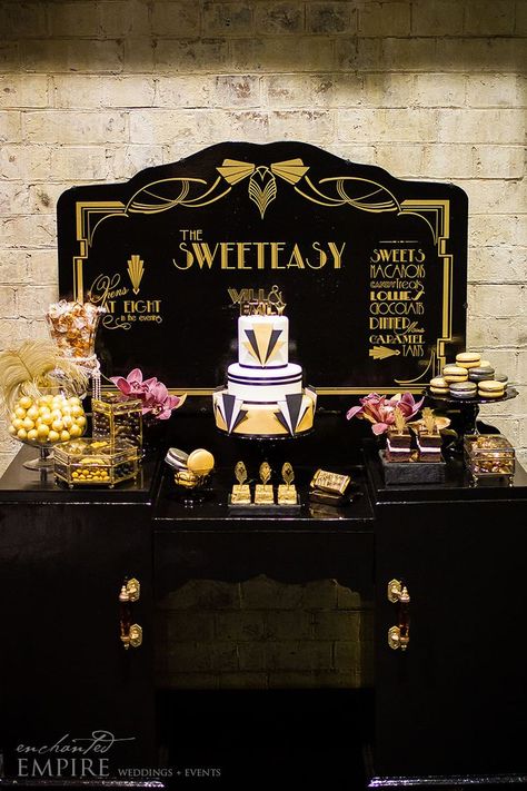 Harlem Nights Theme, Best Wedding Themes, Gatsby Birthday Party, Speakeasy Party, Fabulous 50, Signage Ideas, Gatsby Wedding Theme, Candy Board, Harlem Nights