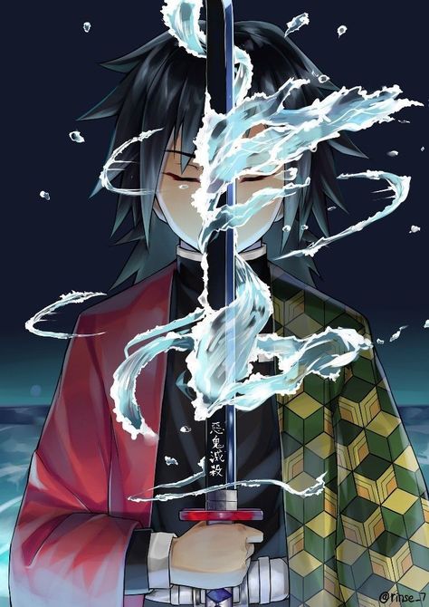 Natsuki Hanae, Tomioka Giyuu, Bd Comics, Demon Hunter, Demon Slayer Kimetsu No Yaiba, Cool Anime Wallpapers, Anime Tattoos, I Love Anime, Anime Boys