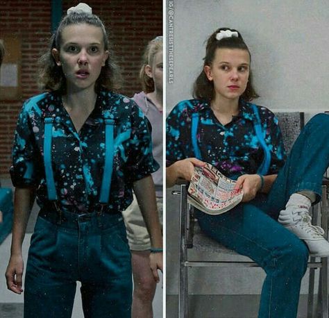 Eleven Halloween Costume, Stranger Things Fashion, Eleven Costume, Stranger Things Halloween Costume, Stranger Things Cosplay, Look 80s, 11 Stranger Things, Stranger Things Outfit, Stranger Things Costume