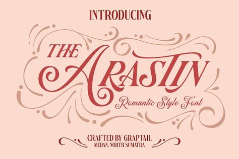 Arastin Font by Graptail on @creativemarket Copy And Paste Fonts, Calligraphy Vintage, Modern Calligraphy Fonts, Character Map, Graphic Design Fonts, Stylish Fonts, Production Design, Opposites Attract, Elegant Font