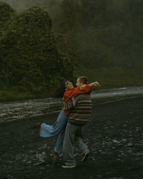 the sweetest lovers beneath the waterfall 🦋☔️ host / @sadierobphoto #couplesphotographer #777luckyfish #dirtybootsandmessyhair #authenticlovemag #theromanticsclub #unscripted #unscriptedposingapp #documentaryphotography #storytellingphotographer #iceland #icelandelopement #icelandelopementphotographer #couplegoals Waterfall Couple Photoshoot, Iceland Couple, Wedding Photo Studio, Sweet Lover, Couples Shoot, Engagement Inspo, Couples Photo, Lovey Dovey, Documentary Photography