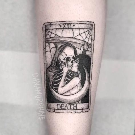 The Lovers Tarot Card Tattoo, Tarot Card Tattoo Design, Grimm Tattoo, Lovers Tarot Card, Tarot Card Tattoo, Tarot Tattoo, Card Tattoo Designs, The Lovers Tarot Card, The Lovers Tarot