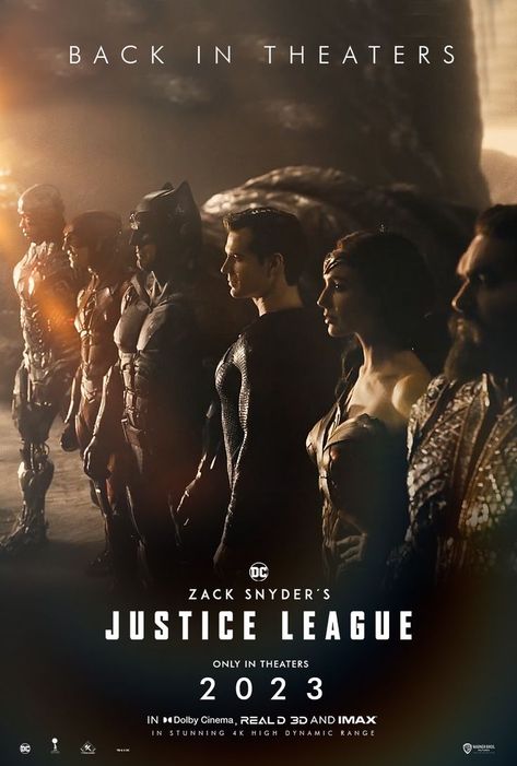 Zach Snyder Justice League, Zack Snyder Justice League, 2023 Poster, Zack Snyder, Batman Beyond, Man Of Steel, Justice League, Batman, Movie Posters