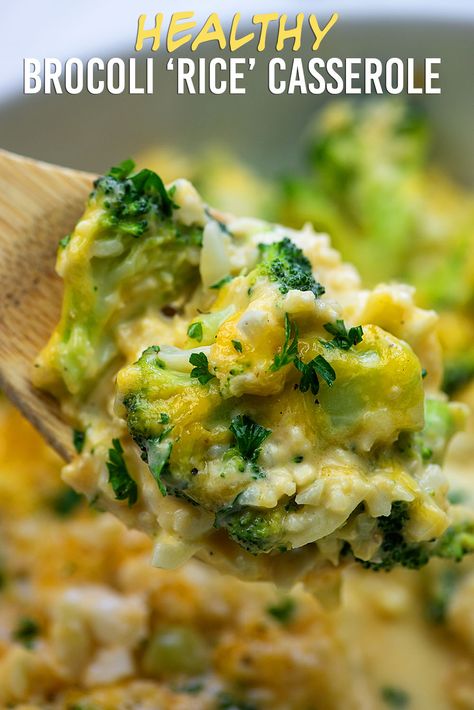 Broccoli Cauliflower Rice Casserole, Cheesy Broccoli Cauliflower Rice, Cheesy Broccoli Cauliflower, Broccoli Cauliflower Rice, Cauliflower Rice Casserole, Recipe Cauliflower, Clean Meals, Healthy Broccoli, Kids Recipe