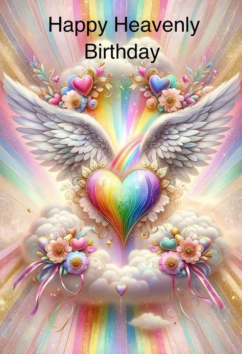 Birthday Wishes In Heaven, Happy Birthday Angel, Free Happy Birthday Cards, Happy Birthday Wishes Pics, Heavenly Birthday, Birthday Wishes Pics, Happy Heavenly Birthday, Happy Birthday In Heaven, Birthday Wishes Greetings