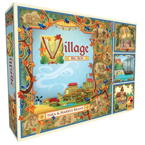 Family Games For Kids, Board Game Box, Board Game Night, Farm Games, Strategy Board Games, Traditional Games, Village Life, Hobby Games, Strategy Games