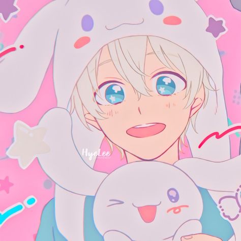 Sanrio Boys Pfp, Pink Kuromi, Sao Kirito, Avatar Aesthetic, Cinnamoroll Sanrio, Kuromi Cinnamoroll, Korean Artist, Pastel Aesthetic