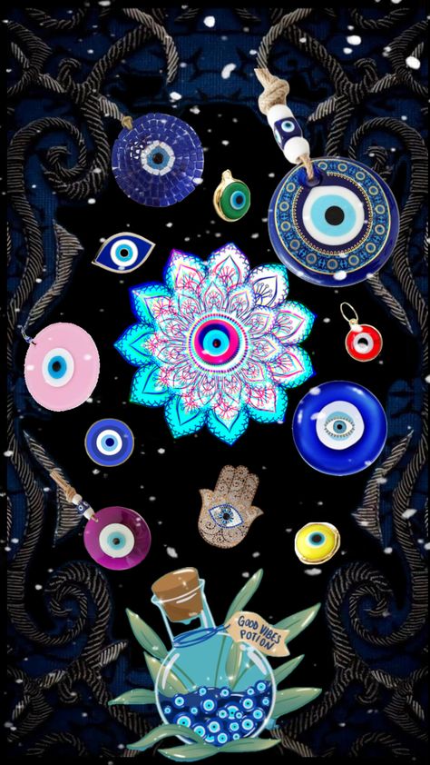 Evil Eye Macbook Wallpaper, Evil Eye Lockscreen, Evil Eye Wallpaper, Mystic Wallpaper, Evil Eye Art, Eye Illustration, Mandala Wallpaper, Eyes Wallpaper, Eye Print