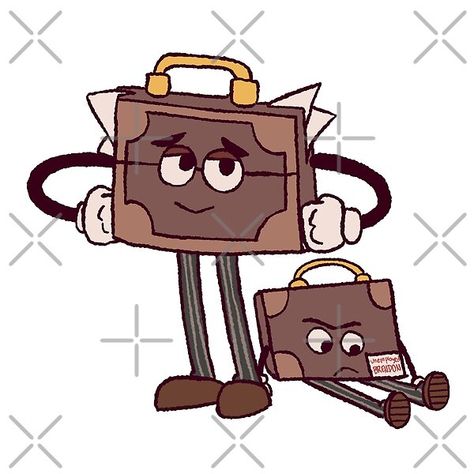 Unemployed Brendon, Dhmis Briefcase, Beige Briefcase With Detachable Handle, Brown Briefcase With Detachable Strap And Flap, Unemployed Brendon Dhmis, Rectangular Red Briefcase, Dont Hug Me, Kin List, I M Scared