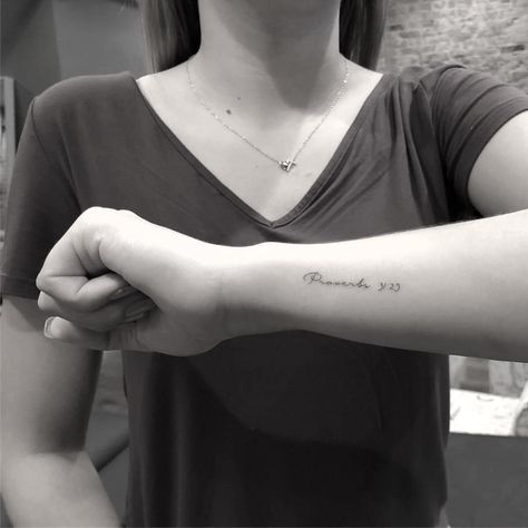 She Laughs Without Fear Of The Future Tattoo, She Laughs Without Fear Tattoo, She Is Clothed In Strength And Dignity Tattoo, Without Fear Tattoo, Strength And Dignity Tattoo, Dignity Tattoo, Fear Tattoo, Fear Of The Future, She Is Clothed