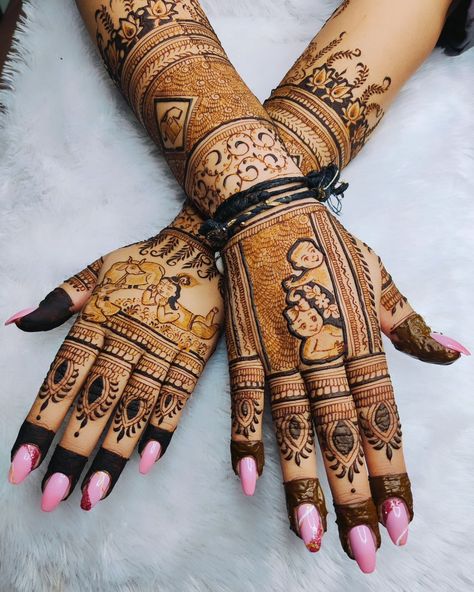 Baby shower back hand design 🪷 @mitisha_mehndi_art Baby Shower Mehndi Back Hand, Baby Shower Mehndi Designs Hand, Baby Shower Mehendi Designs, Back Hand Design, Baby Shower Mehndi, Designer Mehandi, Peacock Mehndi, Peacock Mehndi Designs, Flower Pattern Drawing