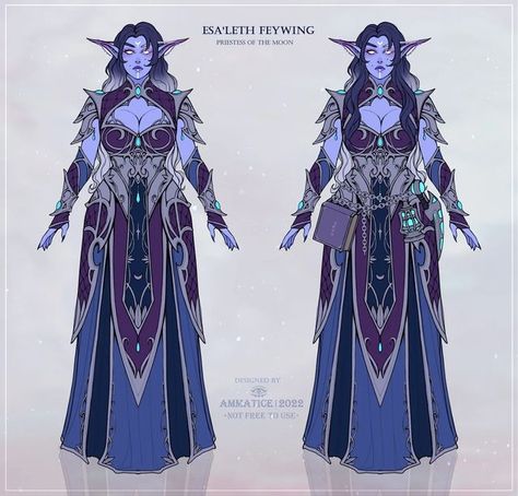 Elf Art, Warcraft Art, Night Elf, Elf Clothes, Dark Elf, Fantasy Concept Art, High Fantasy, Monster Girl, Fantasy Games