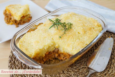 Pastel de carne picada y patata con queso - Recetas de ¡Escándalo! Bariatric Recipes, Easy Cooking, Sin Gluten, Beef Recipes, Macaroni And Cheese, Mashed Potatoes, Healthy Breakfast, Comfort Food, Cheesecake