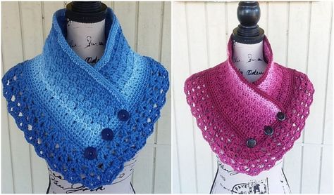 Lace Neck Warmer and Cowl Free Crochet Patterns | Your Crochet Crochet Patterns Lace, Mohair Crochet, Cowl Patterns, Crochet Neck Warmer, Cowl Neck Poncho, Neck Warmers, Crochet Cowl Pattern, Crochet Scarf Pattern Free, Lace Neck