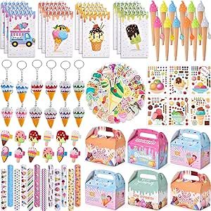 Two Sweet Birthday Party, Ice Cream Party Favors, Sweet Birthday Party, Two Sweet Birthday, Ring Sticker, Ice Cream Party Theme, Donut Ice Cream, Ice Cream Gift, Interactive Experience