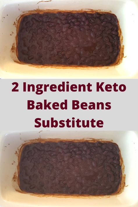 This recip eis designed to teach everyone how to make quick 2 ingredient keto baked beans substitute Keto Baked Beans Recipe, Low Carb Baked Beans, Keto Baked Beans, Baked Beans With Bacon, Keto Casseroles, Keto Casserole, Low Carb Baking, Carb Meals, 2 Ingredient