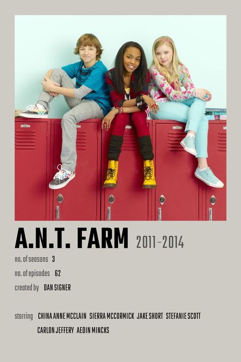 A.N.T Farm Television Show Poster Ant Farm Disney, Sierra Mccormick, Stefanie Scott, Ant Farm, China Anne Mcclain, Ant Farms, China Anne, Television Show, Movies Showing