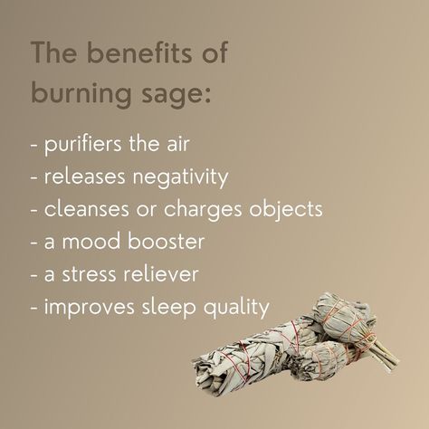 Benefits Of Smudging Sage, Burning Sage Benefits, Sage Burning Benefits, When To Burn Sage, White Sage Benefits, Smudging Benefits, Benefits Of Burning Sage, Cleansing Home, Sage Burning