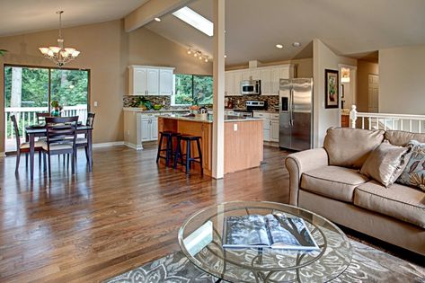 Ranch House Remodel Interior, Raised Ranch Kitchen, Split Level Kitchen, Raised Ranch Remodel, Ranch Kitchen Remodel, Split Level Remodel, Ranch House Remodel, Raised Ranch, Split Foyer