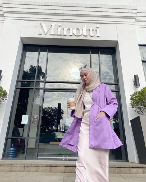 Casual Hijab, Casual Hijab Outfit, Modesty Fashion, Outfit Hijab, Hijab Style, Oversized Blazer, Hijab Outfit, Korean Outfits, Outfit Idea