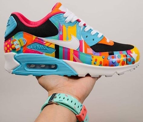 Custom Air Max 90 Sneakers, Vetements Shoes, Nike Shoes Women Fashion, Cute Nike, Gucci Boots, Nike Fashion Shoes, Custom Nike Shoes, All Nike Shoes, Nike Air Shoes