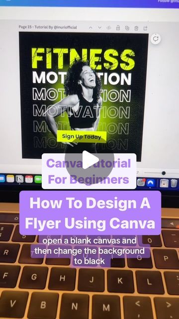 Inuri Munasinghe on Instagram: "Canva Design Tutorial For Beginners - How To Create A Flyer Using Canva!  In Today’s Canva Design Hack, I Will Show You How To Create A Simple Flyer Design For A Gym Using Canva!  You Can Use The Techniques I Show In This Canva Tutorial To Create Eye Catching Social Media Graphics As Well ❤️  If You Like A FREE Copy Of This Canva Template To Follow Along, Comment “Template” Below & I’ll Send It 🙂  #canvatips #canvatutorial #canvadesign #canvahacks #canvaflyer #canvatutorialforbeginners #canvaforbeginners #canvaforsmallbusinesses" Graphic Design Tutorials Canva, Canva Poster Ideas, Simple Flyer Design, Canva Hacks, Canva Flyer, Simple Flyer, Using Canva, Graphic Design Flyer, Instagram Canva