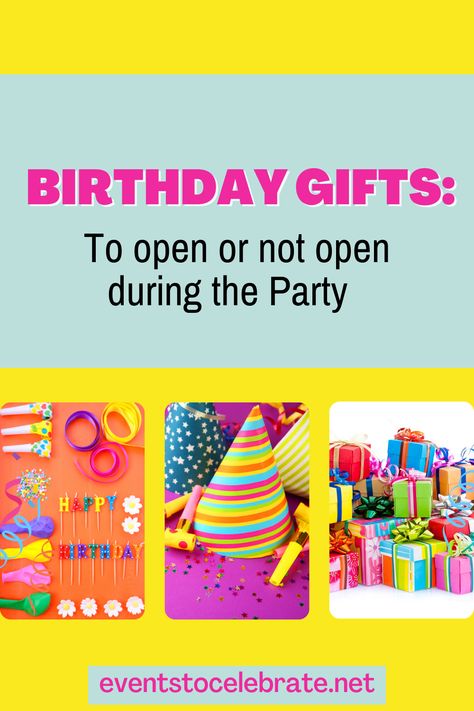 There is quite a debate on parenting discussion boards that I've read about whether or not to have presents opened during a birthday party. It seems to boil down to three different scenarios. Follow the link to read my take on the situation! Opening Gifts, Toddler Parties, Kids Themed Birthday Parties, Party Guests, Bday Party, Kids Birthday Party, Kids Birthday, To Tell, Birthday Parties