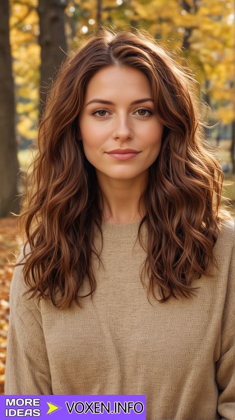 23 Discover the Best Fall Hairstyle Colors for a Stunning Look Amber Heard Brown Hair, Chestnut Auburn Balayage, Medium Brown Hair With Copper Balayage, Fall Chestnut Hair Color, Best Hair Color For Autumn Skin Tone, Brown Hair Cool Undertones, Cinnamon Chestnut Hair, Lorelai Gilmore Hair Color, Warm Rich Brunette Hair