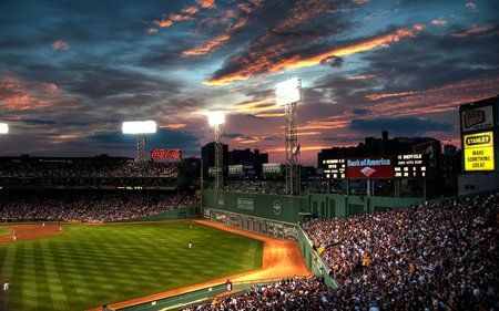 Fenway Park Sunset - Baseball Wallpaper ID 430963 - Desktop Nexus Sports Baseball Backgrounds, Stadium Wallpaper, Major League Baseball Stadiums, Fenway Park Boston, Red Sox Game, Baseball Wallpaper, Mlb Stadiums, Red Sox Nation, Field Wallpaper