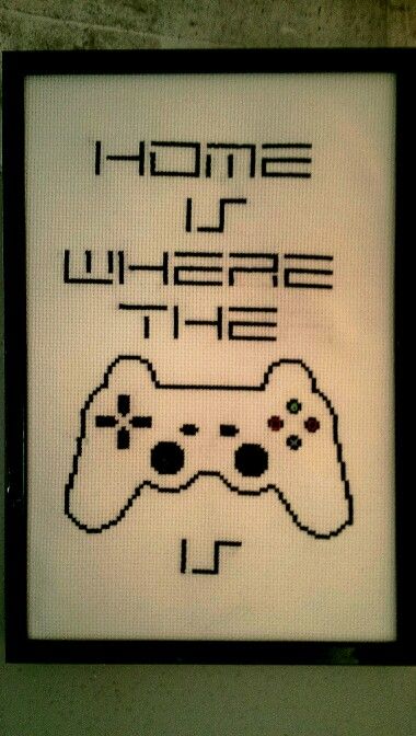 Done it :3 #playstation #cross #stitch Playstation Cross Stitch, Gamer Cross Stitch, Stitch Games, Snitches Get Stitches, Console Game, Playstation Controller, Bubble Shooter, Funny Cross Stitch Patterns, Nerdy Gifts