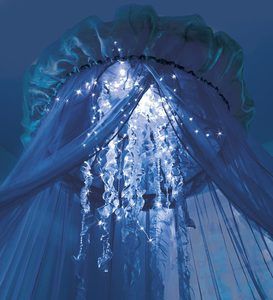 Aquaglow Jellyfish Hideaway Bed Canopy Little Mermaid Room, Ocean Themed Bedroom, Hideaway Bed, Mermaid Bedroom, Ocean Room, Mermaid Nursery, Mermaid Room, Beach Room, Mermaid Decor